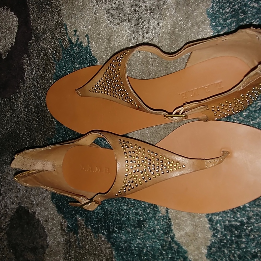 L.A.M.B sandals